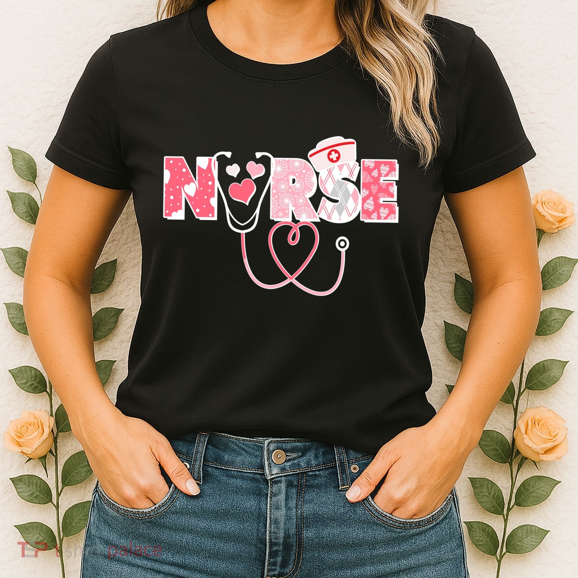 Valentine's Day Nurse Love Women's T-Shirt