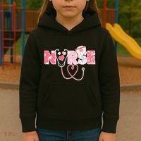Valentine's Day Nurse Love Kids Hoodie thumb 3
