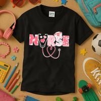 Valentine's Day Nurse Love Kids T-Shirt thumb 3