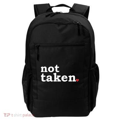 Valentine's Day Relationship Status Not Taken. Single Heart Backpack