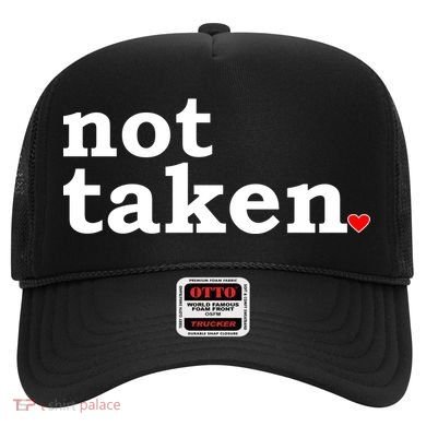 Valentine's Day Relationship Status Not Taken. Single Heart Hat