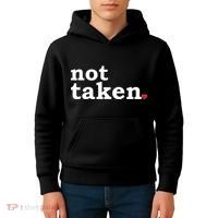 Valentine's Day Relationship Status Not Taken. Single Heart Kids Hoodie thumb 4
