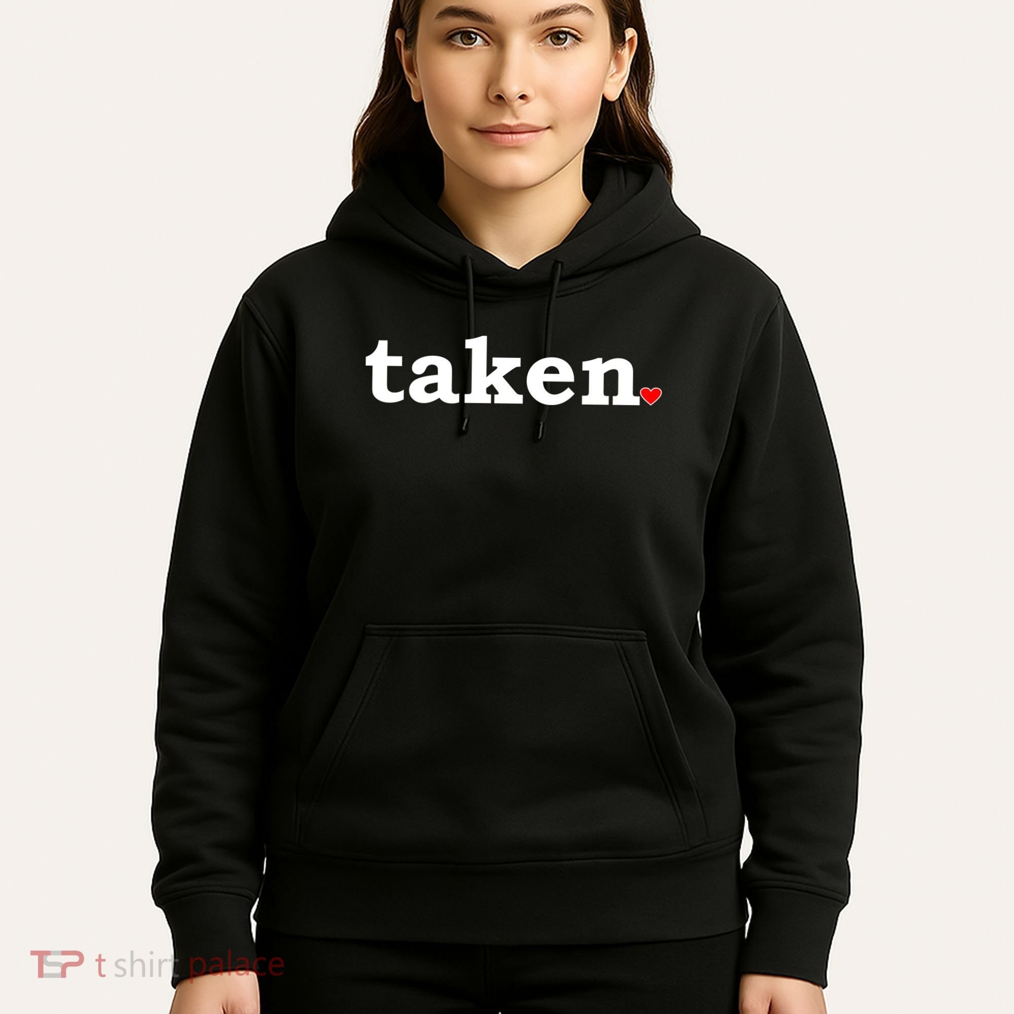 Valentine's Day Relationship Status Taken. Heart Hoodie