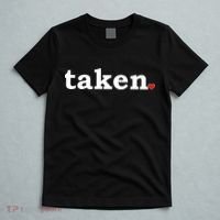 Valentine's Day Relationship Status Taken. Heart T-Shirt thumb 5