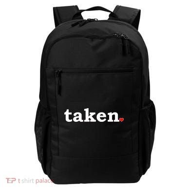 Valentine's Day Relationship Status Taken. Heart Backpack