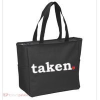 Valentine's Day Relationship Status Taken. Heart Tote Bag thumb 2