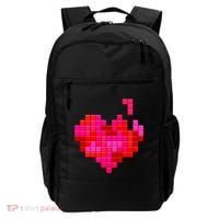 Valentine's Day Retro Video Game Heart Puzzle Backpack thumb 0