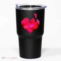 Valentine's Day Retro Video Game Heart Puzzle Tumbler thumb 0