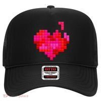 Valentine's Day Retro Video Game Heart Puzzle Hat thumb 0