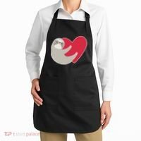Valentines Day Sloth Heart Apron thumb 2