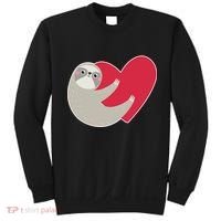 Valentines Day Sloth Heart Sweatshirt thumb 0