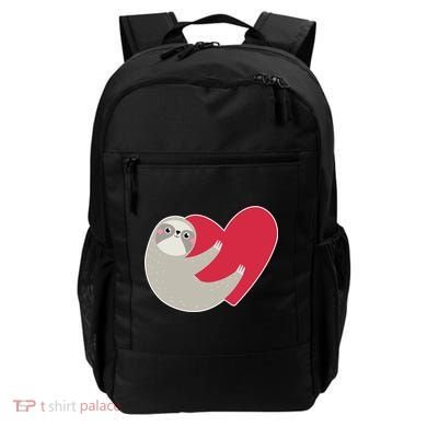 Valentines Day Sloth Heart Backpack