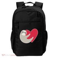 Valentines Day Sloth Heart Backpack thumb 0
