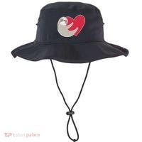 Valentines Day Sloth Heart Bucket Hat thumb 0