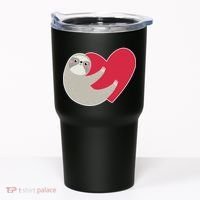Valentines Day Sloth Heart Tumbler thumb 0