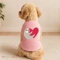 Valentines Day Sloth Heart Doggie Tank thumb 2