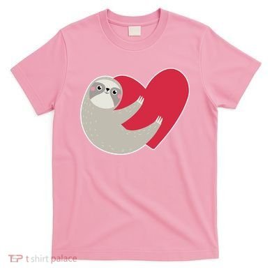 Valentines Day Sloth Heart T-Shirt