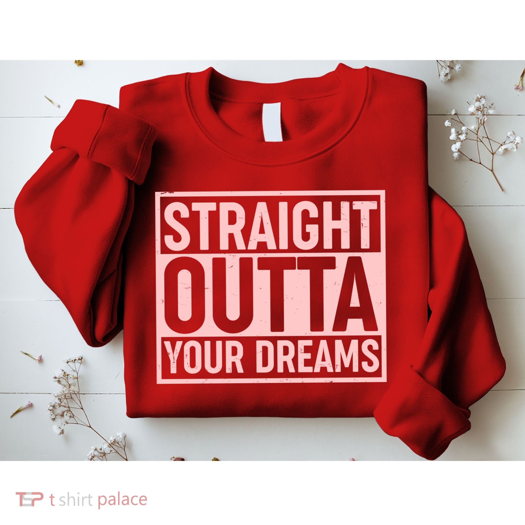 Valentine's Day Straight Outta Your Dreams meme Sweatshirt