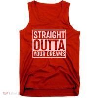 Valentine's Day Straight Outta Your Dreams meme Tank Top thumb 0