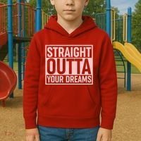 Valentine's Day Straight Outta Your Dreams meme Kids Hoodie thumb 2