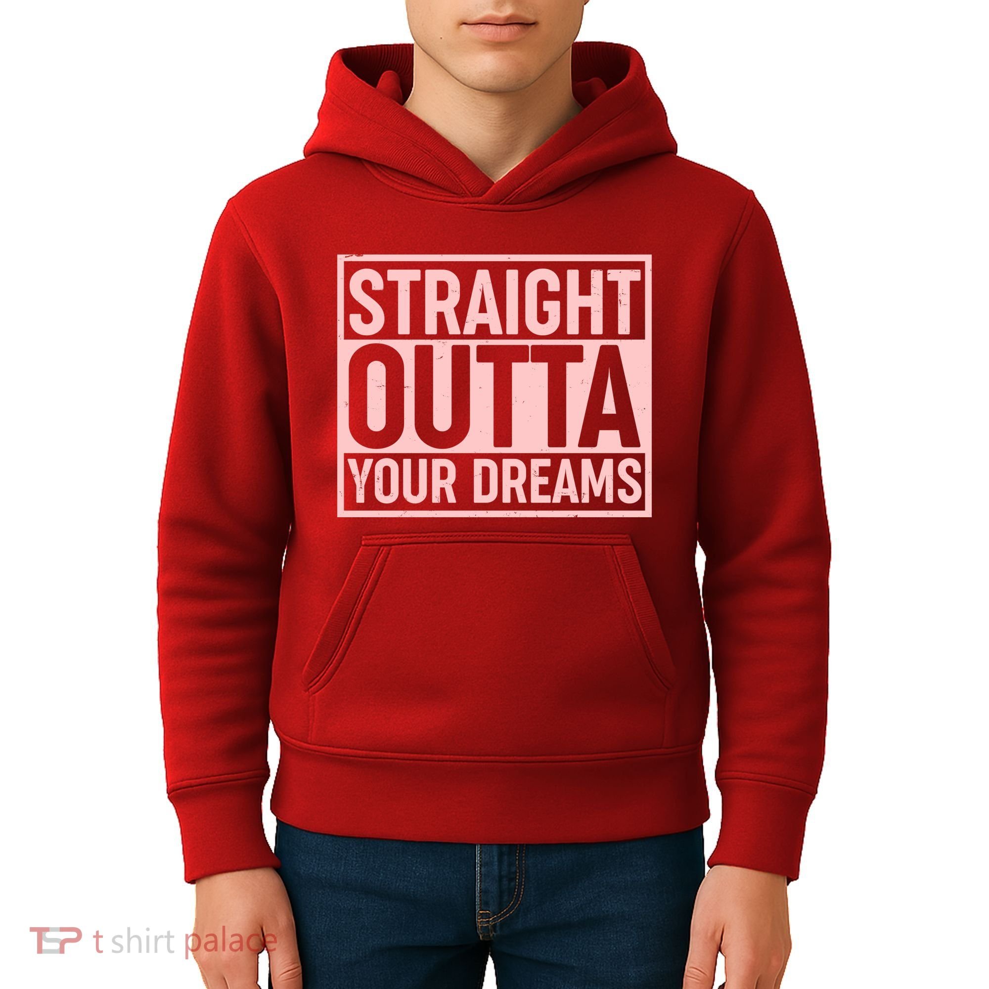 Valentine's Day Straight Outta Your Dreams meme Kids Hoodie