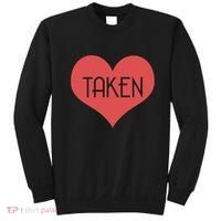 Valentine's Day Taken Heart  Sweatshirt thumb 0