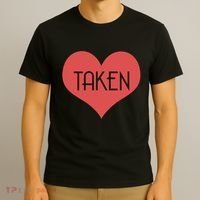 Valentine's Day Taken Heart  T-Shirt thumb 3
