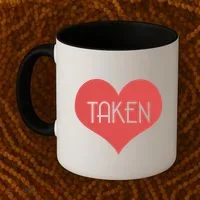 Valentine's Day Taken Heart  Coffee Mug thumb 2
