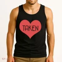 Valentine's Day Taken Heart  Tank Top thumb 3
