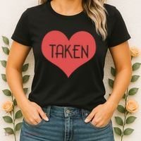 Valentine's Day Taken Heart  Women's T-Shirt thumb 2