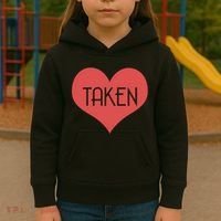 Valentine's Day Taken Heart  Kids Hoodie thumb 3