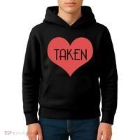 Valentine's Day Taken Heart  Kids Hoodie thumb 4