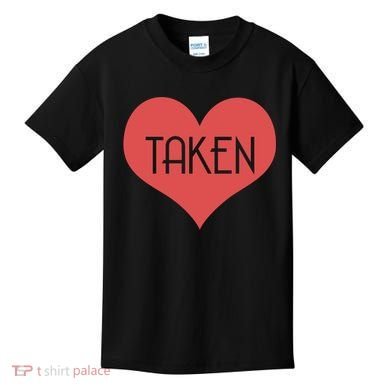 Valentine's Day Taken Heart  Kids T-Shirt