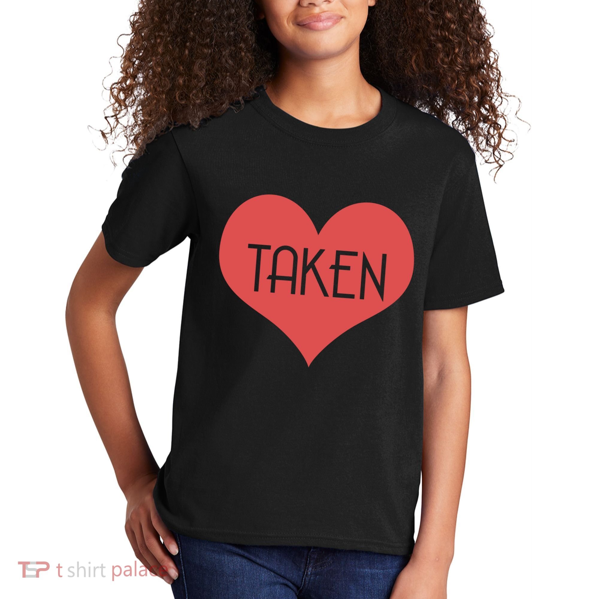 Valentine's Day Taken Heart  Kids T-Shirt