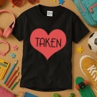 Valentine's Day Taken Heart  Kids T-Shirt thumb 3