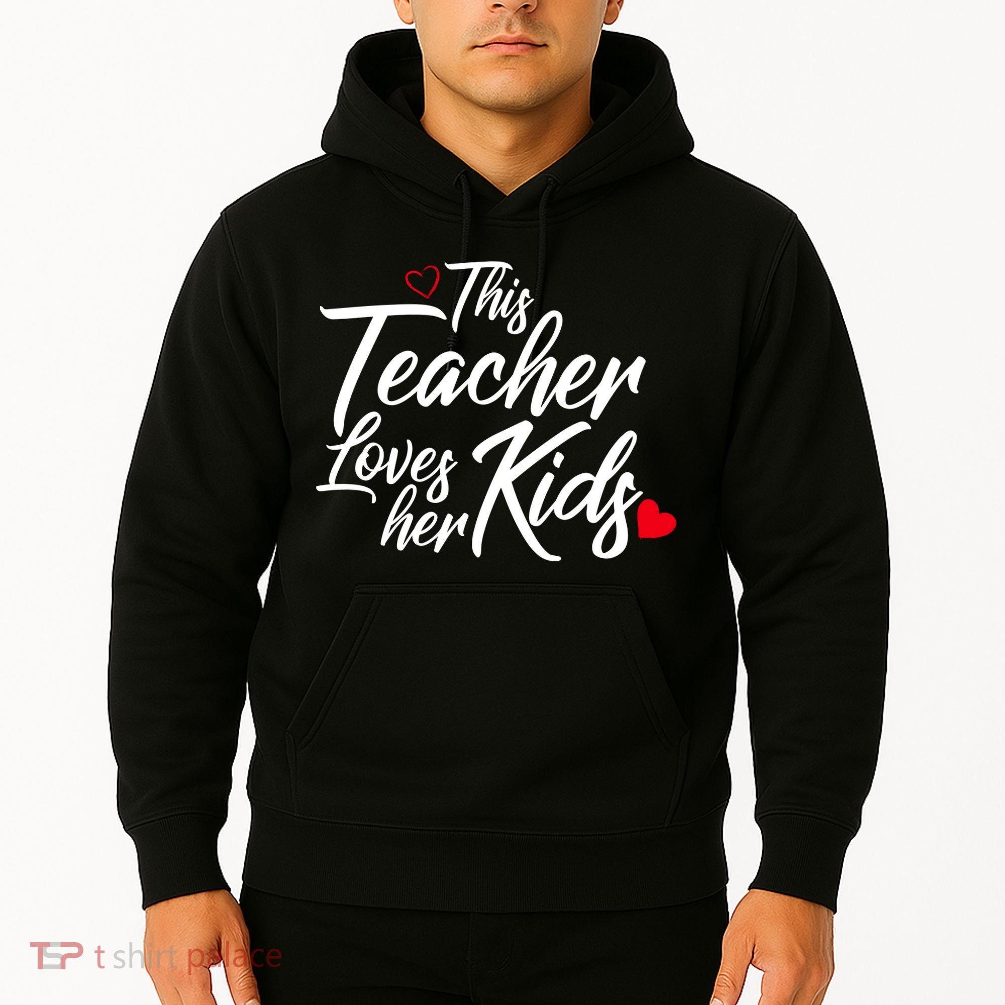 Valentine's Day This Teacher Loves Her Kids Hoodie