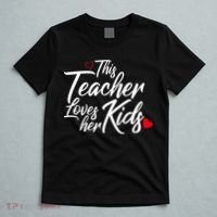 Valentine's Day This Teacher Loves Her Kids T-Shirt thumb 5