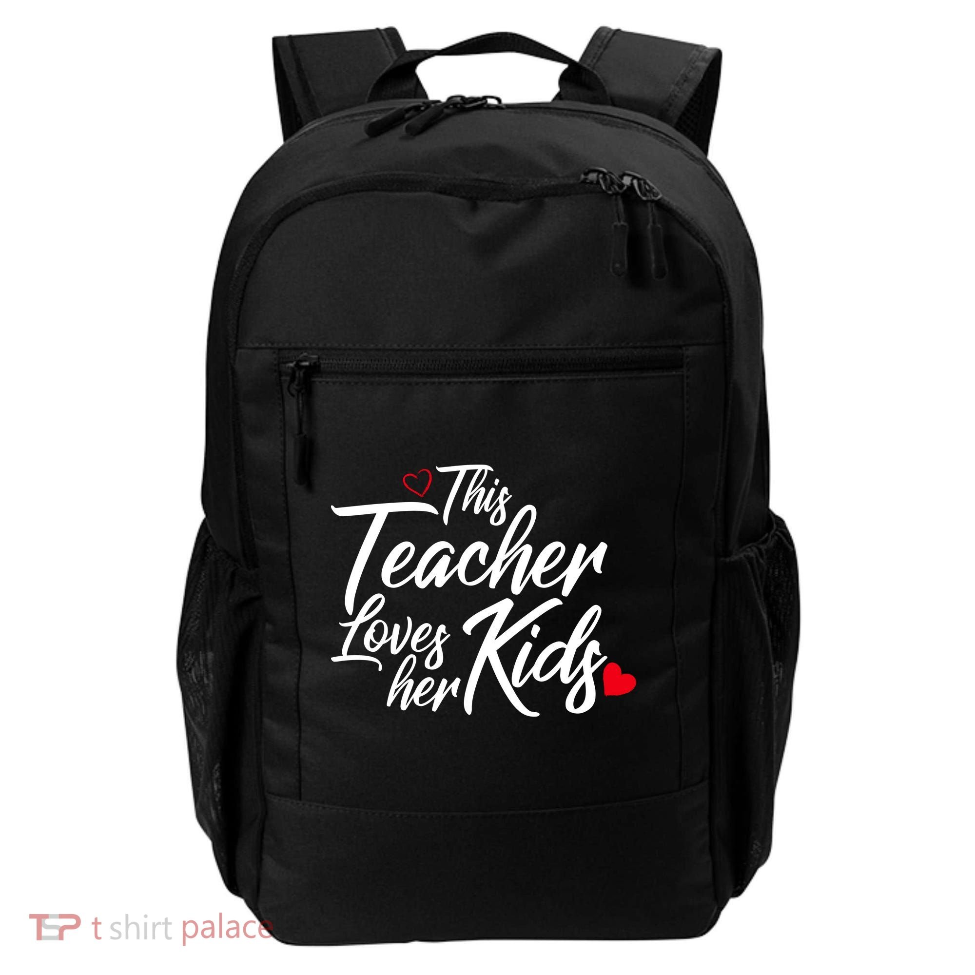 Valentine's Day This Teacher Loves Her Kids Backpack