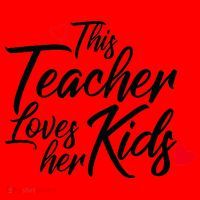 Valentine's Day This Teacher Loves Her Kids Santa Hat thumb 1