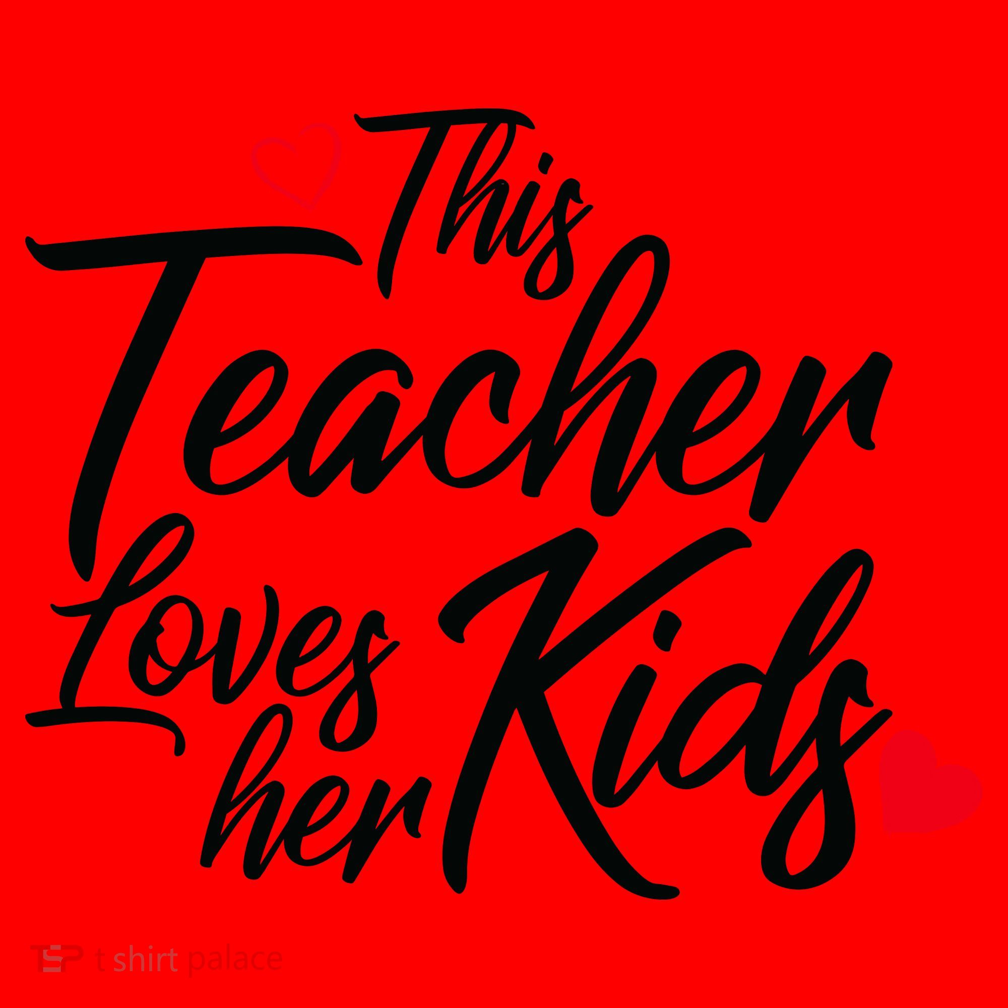 Valentine's Day This Teacher Loves Her Kids Santa Hat