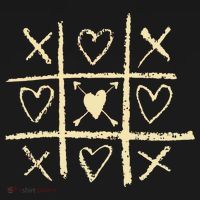 Valentine's Day Tic Tac Toe Love Hearts Bucket Hat thumb 4