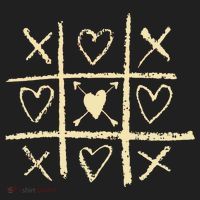 Valentine's Day Tic Tac Toe Love Hearts Beanie thumb 2