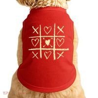 Valentine's Day Tic Tac Toe Love Hearts Doggie Tank thumb 0