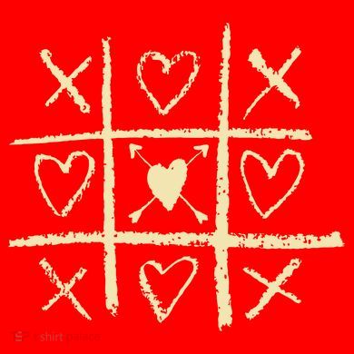 Valentine's Day Tic Tac Toe Love Hearts Tumbler