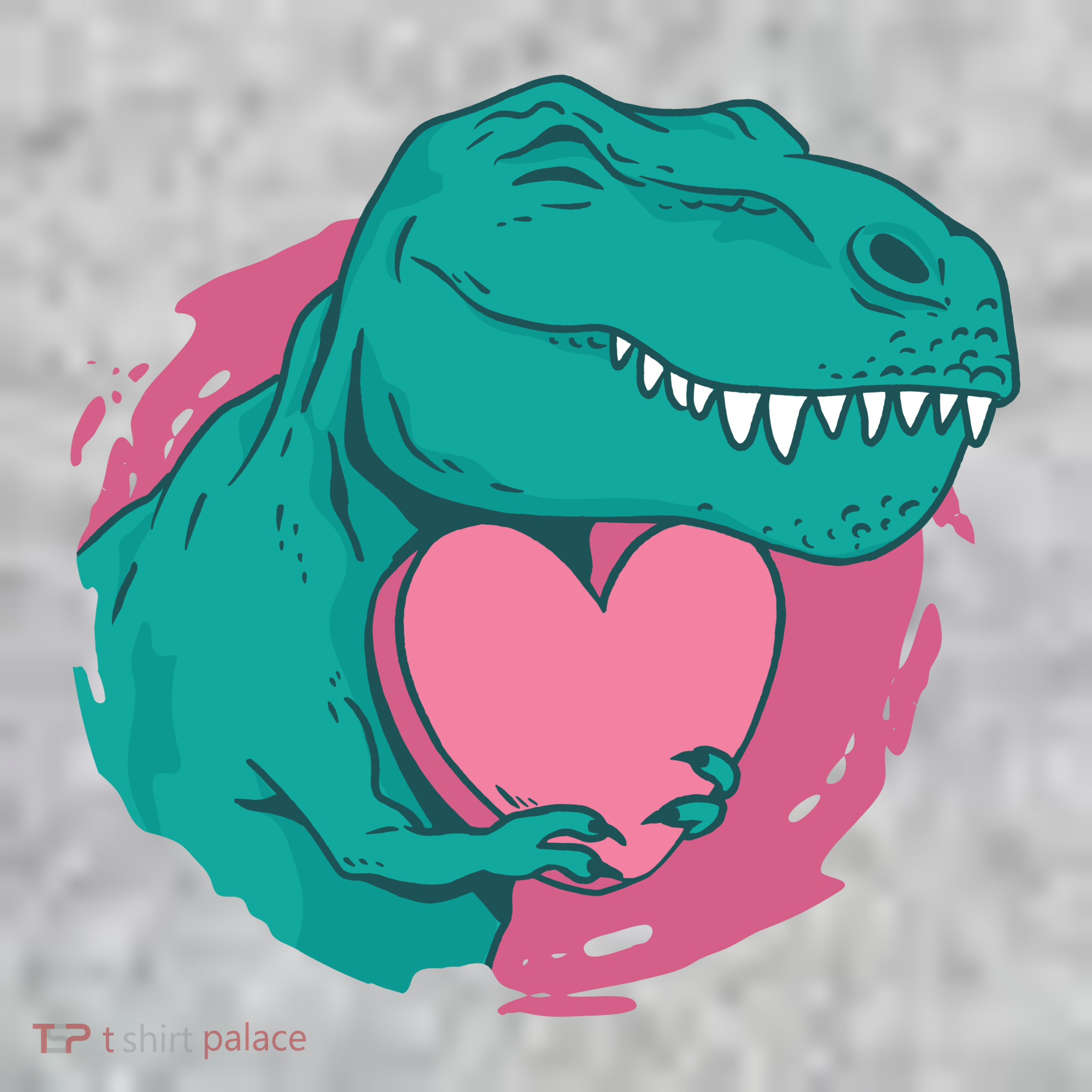 Valentines T-Rex Heart Sweatshirt