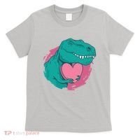Valentines T-Rex Heart T-Shirt thumb 0