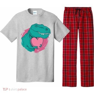 Valentines T-Rex Heart Pajama Set