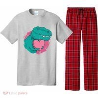 Valentines T-Rex Heart Pajama Set thumb 0
