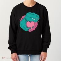 Valentines T-Rex Heart Women's Sweatshirt thumb 0