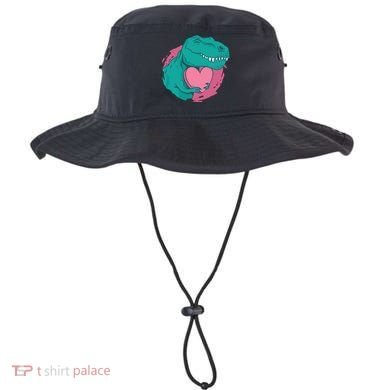 Valentines T-Rex Heart Bucket Hat